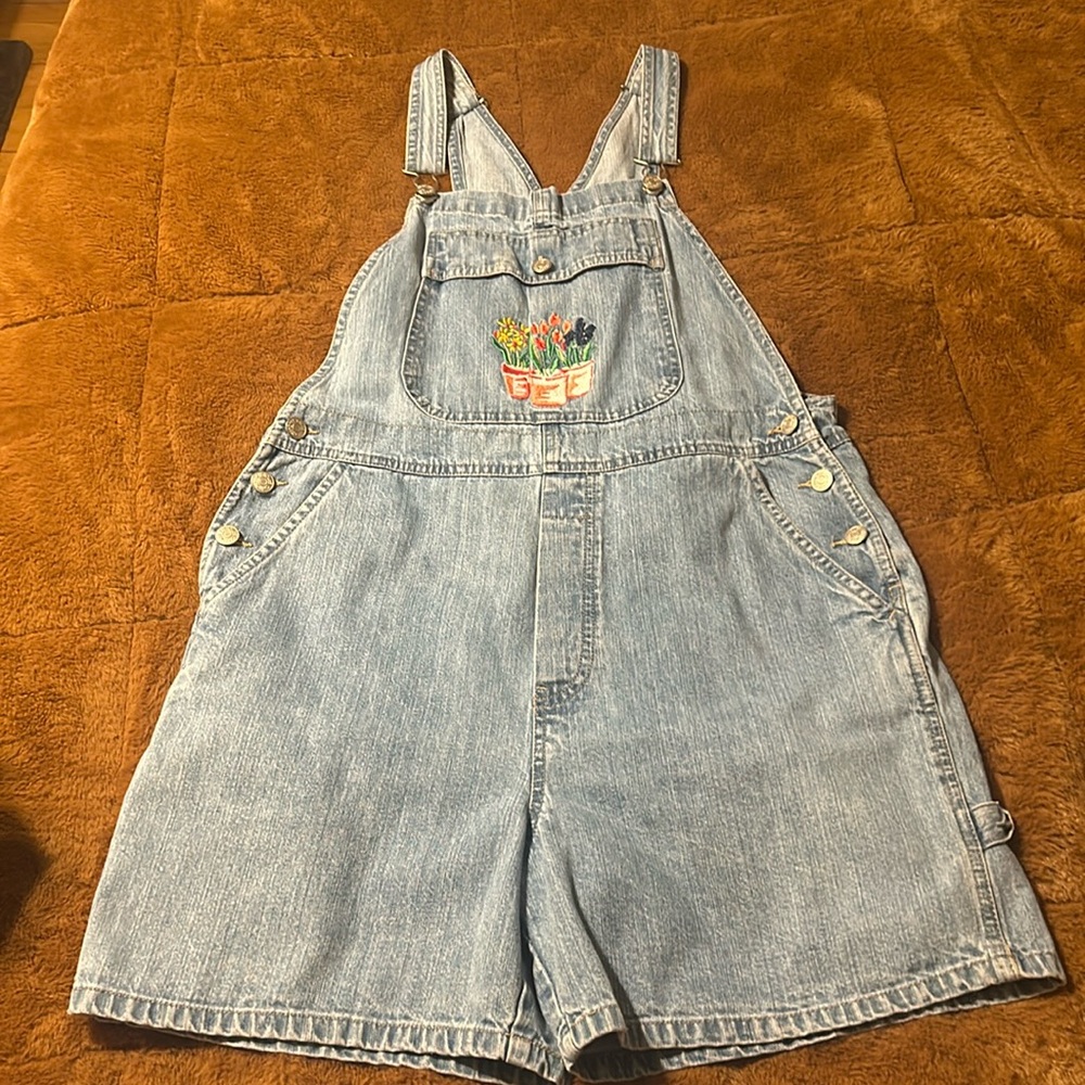 Vintage Cherokee Embroidered Overalls